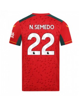 Billige Wolves Nelson Semedo #22 Bortedrakt 2023-24 Kortermet